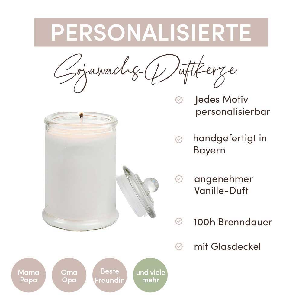 Personalisierte Duftkerze "Avocado"