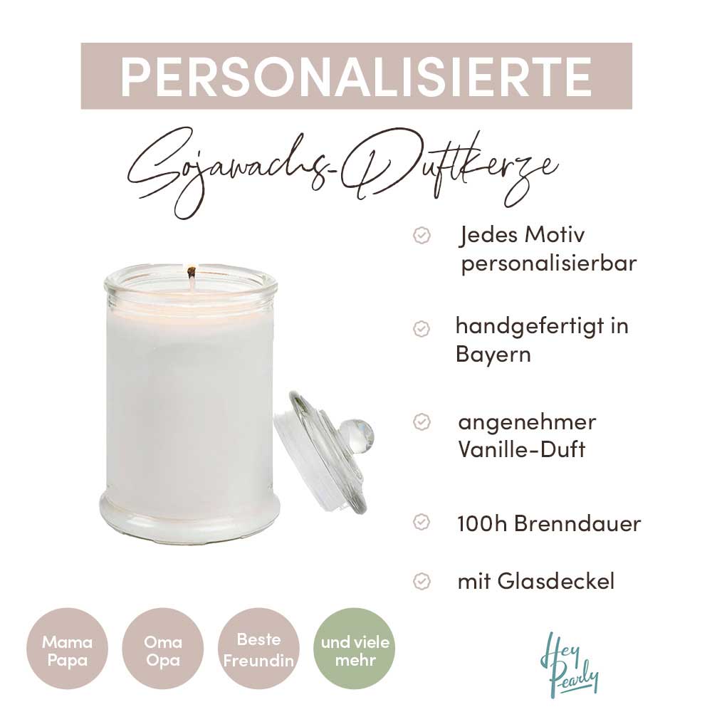 Personalisierte Duftkerze "Mädchen Mädchen"