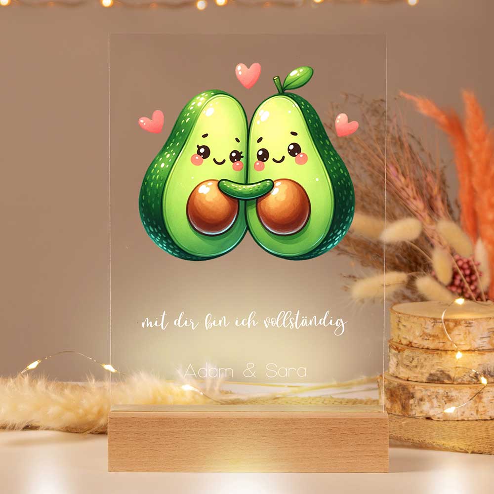 Personalisiertes Bild auf Acrylglas "Avocado"