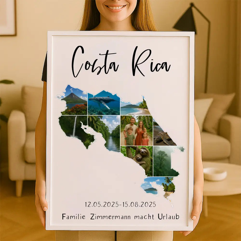 Personalisiertes Wandbild "Unser Urlaub #1"