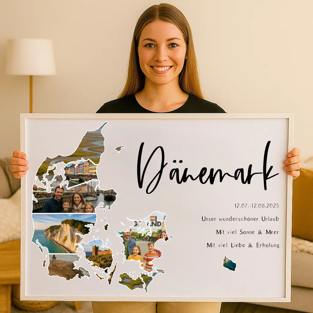 Personalisiertes Wandbild "Unser Urlaub #1"