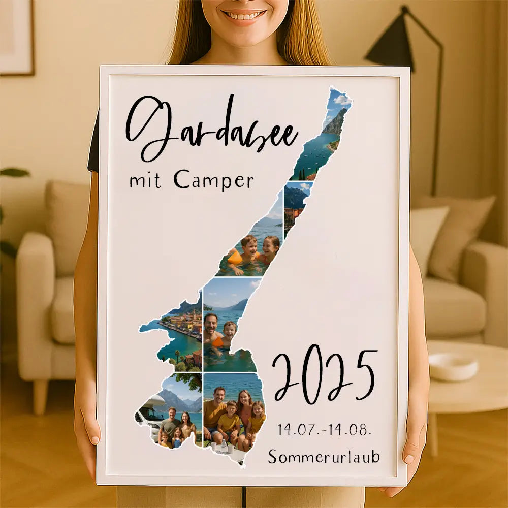 Personalisiertes Wandbild "Unser Urlaub #1"