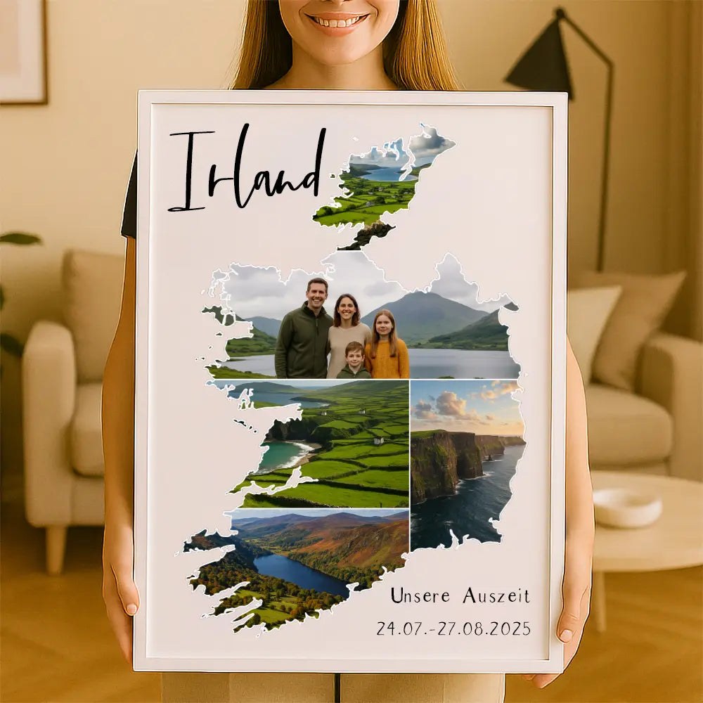 Personalisiertes Wandbild "Unser Urlaub #1"
