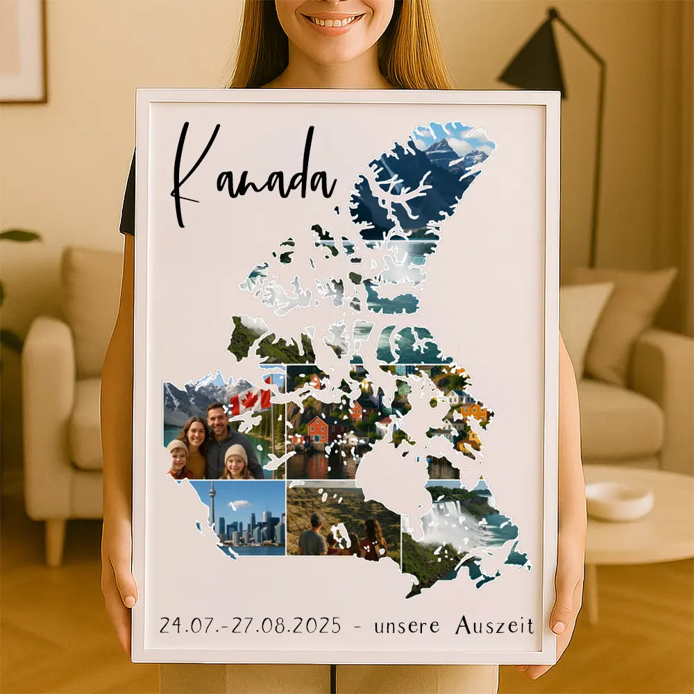 Personalisiertes Wandbild "Unser Urlaub #1"