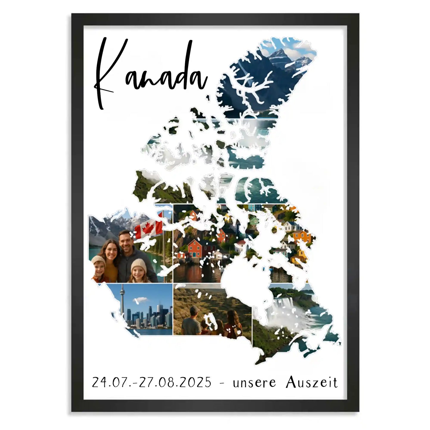 Personalisiertes Poster "Unser Urlaub #1"