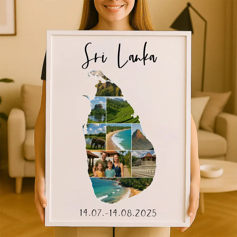 Personalisiertes Wandbild "Unser Urlaub #1"