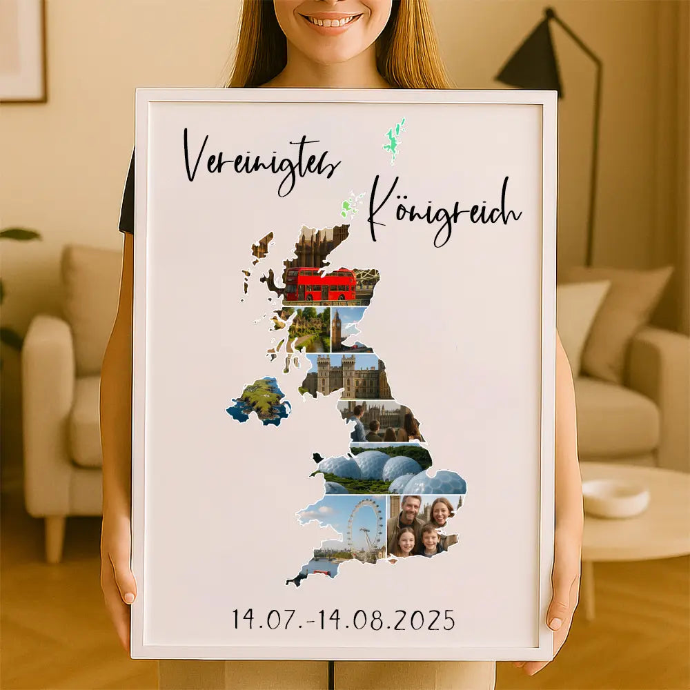 Personalisiertes Wandbild "Unser Urlaub #1"
