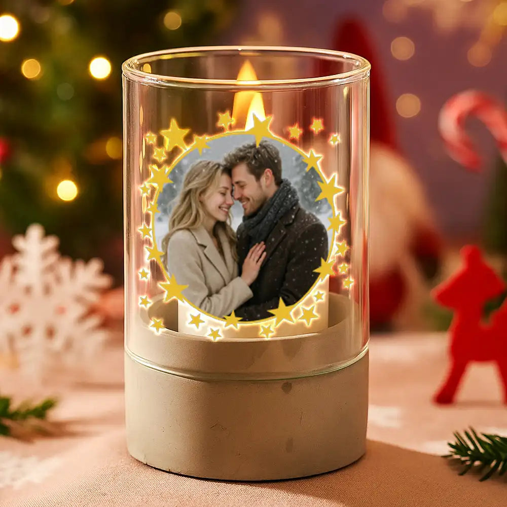 Personalisiertes Windlicht "Sternenhimmel"