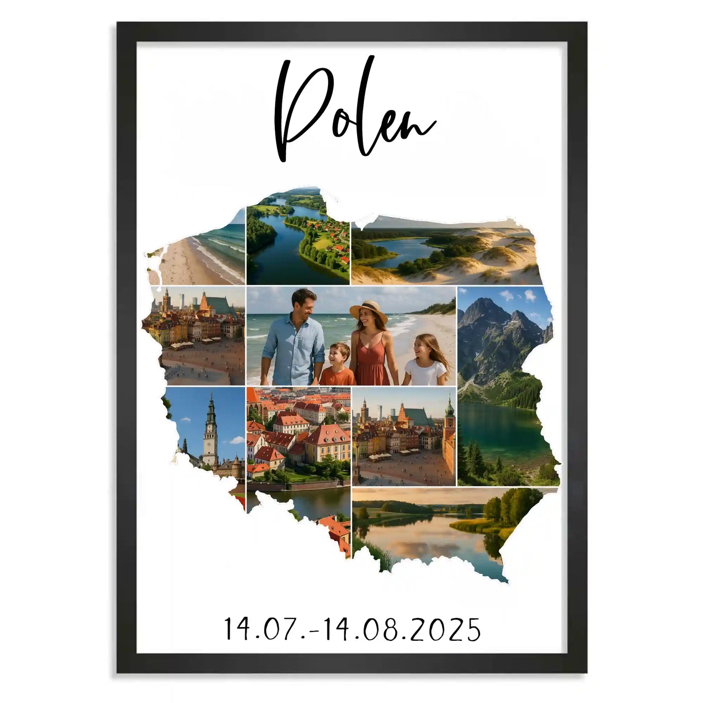 Personalisiertes Poster "Unser Urlaub #1"