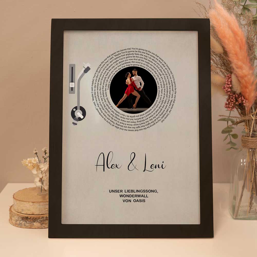 Personalisiertes Poster "Unser Song"