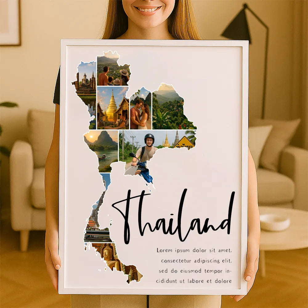 Personalisiertes Wandbild "Unser Urlaub #1"