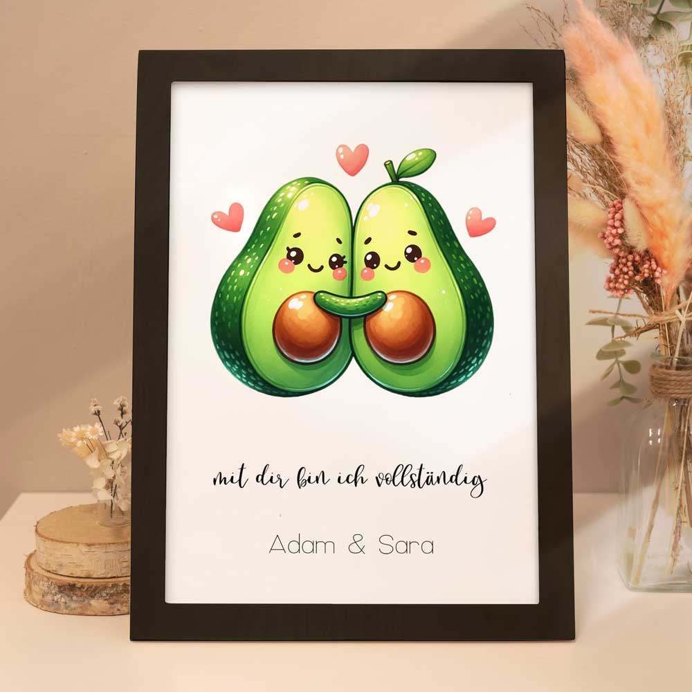 Personalisiertes Poster "Avocado"