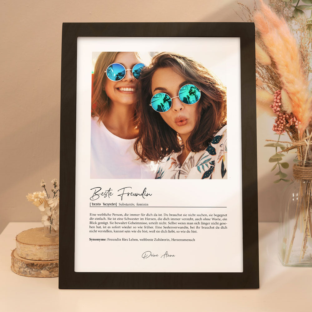 Personalisiertes Poster "Definition"