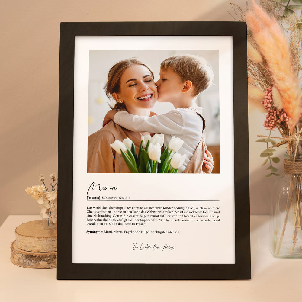 Personalisiertes Poster "Definition"