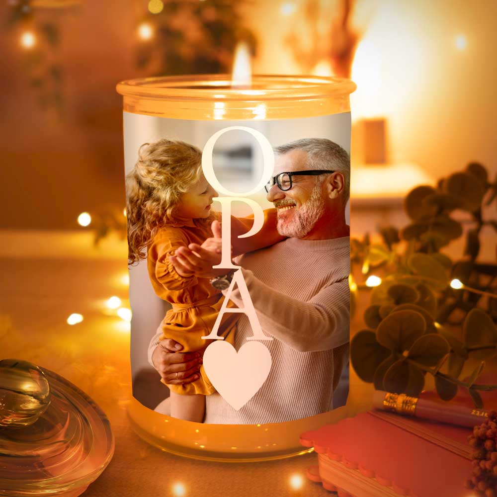 Personalisierte Duftkerze "Dein Foto #1"