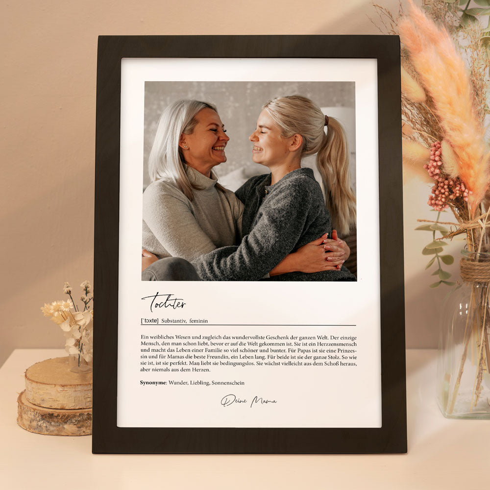 Personalisiertes Poster "Definition"