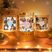 Personalisierte Duftkerze "Fotocollage #2"