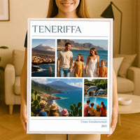 Personalisiertes Wandbild "Unser Urlaub #2"