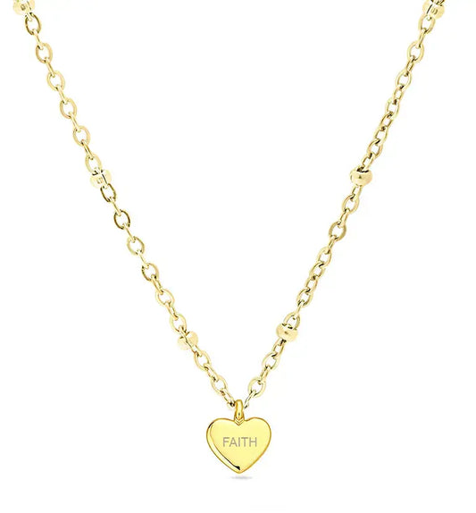 Affirmation Heart Chain