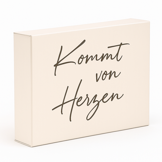 Geschenkverpackung für Acryllampen & Bilder | Goldprint-Veredelung