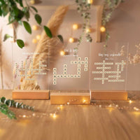 Personalisiertes Bild auf Acrylglas "Scrabble"