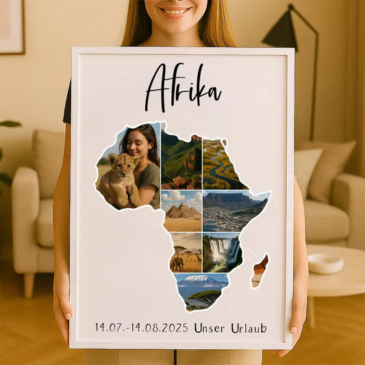 Personalisiertes Wandbild "Unser Urlaub #1"