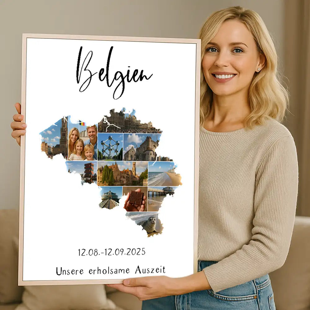 Personalisiertes Wandbild "Unser Urlaub #1"