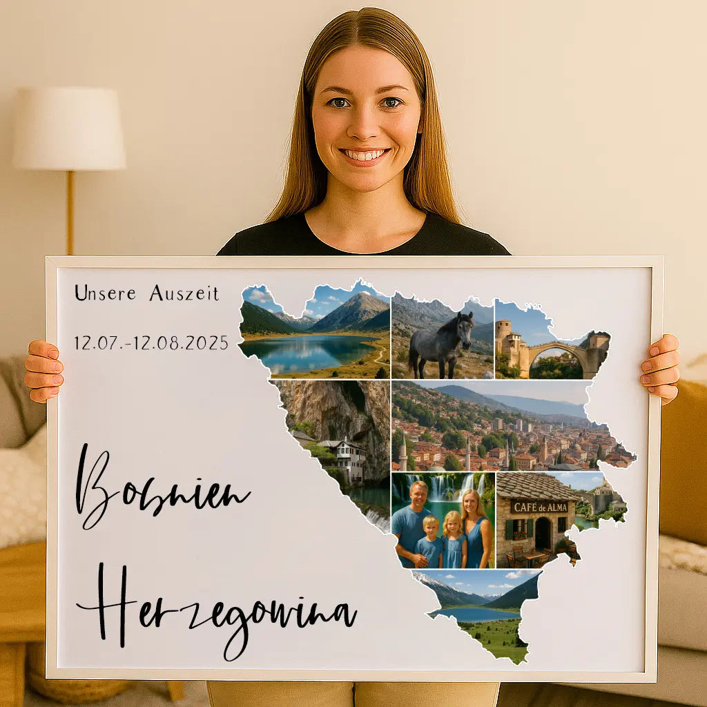 Personalisiertes Wandbild "Unser Urlaub #1"