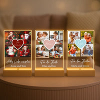 Personalisierte LED-Lampe aus Acrylglas "Fotocollage #2"