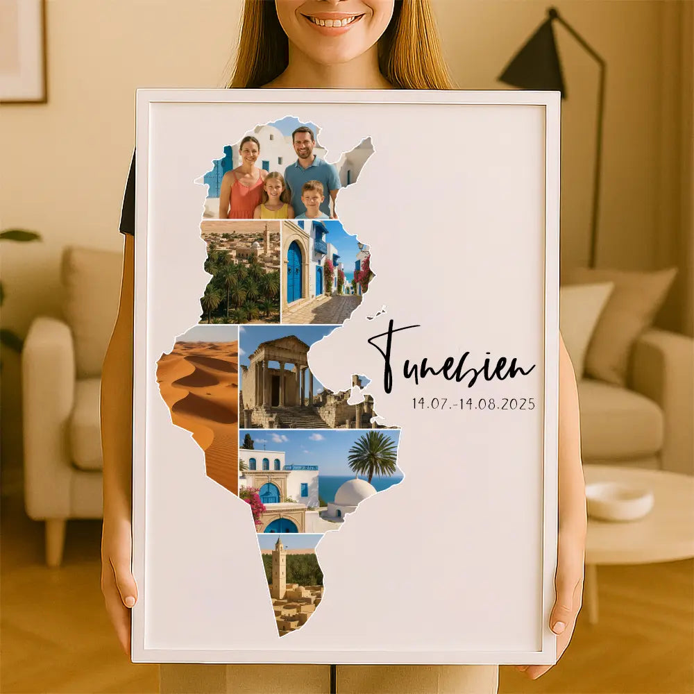 Personalisiertes Wandbild "Unser Urlaub #1"
