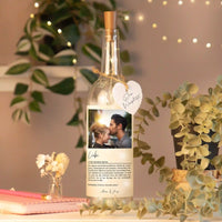 Personalisierte Lichterflasche "Definition"