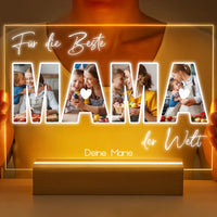 Personalisierte LED-Lampe aus Acrylglas "Fotocollage #3"