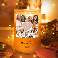 Personalisierte Duftkerze "Fotocollage #2"