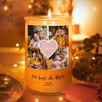 Personalisierte Duftkerze "Fotocollage #2"