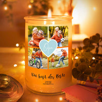 Personalisierte Duftkerze "Fotocollage #2"