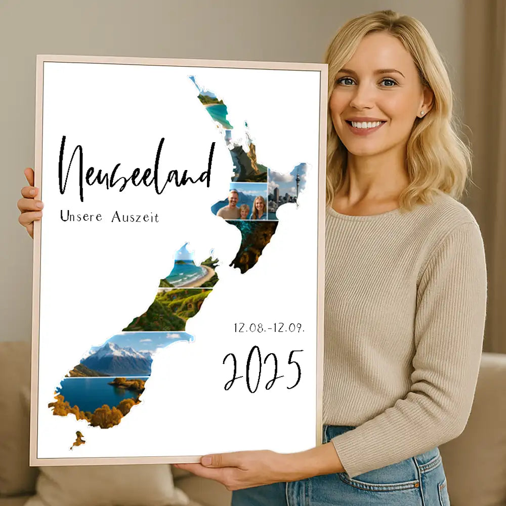 Personalisiertes Wandbild "Unser Urlaub #1"