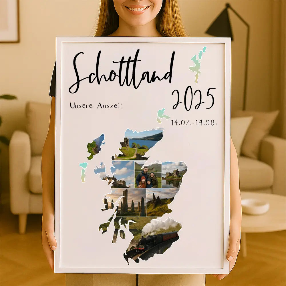 Personalisiertes Wandbild "Unser Urlaub #1"