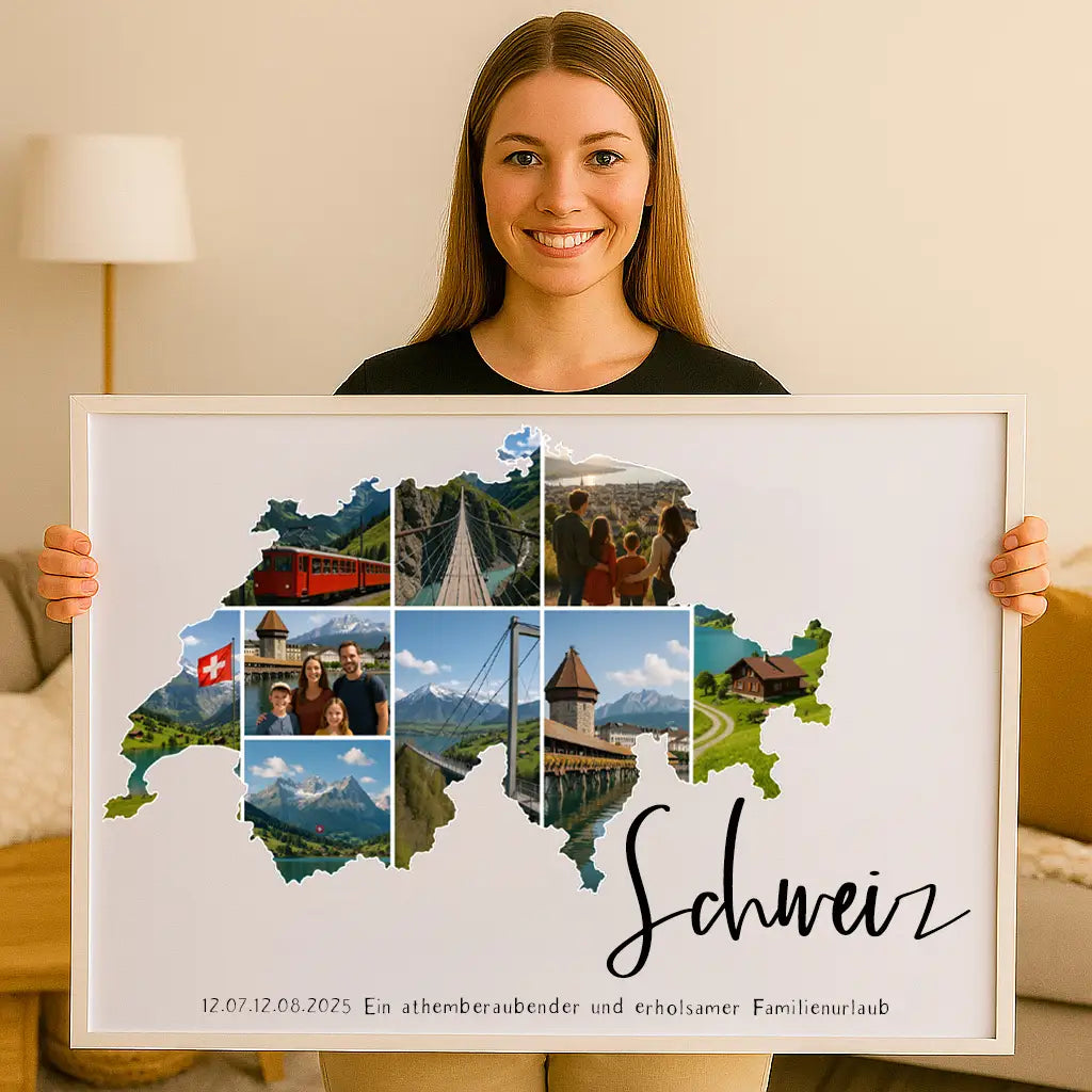 Personalisiertes Wandbild "Unser Urlaub #1"