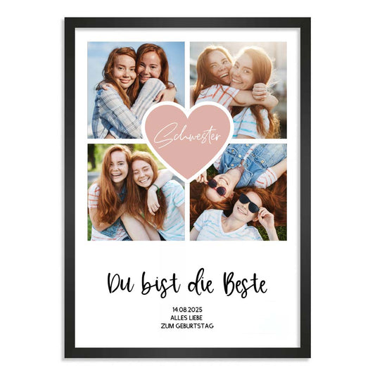 Personalisiertes Poster "Fotocollage #2"