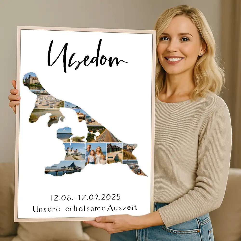 Personalisiertes Wandbild "Unser Urlaub #1"