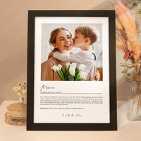 Personalisiertes Poster "Definition"