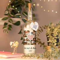 Personalisierte Lichterflasche "Fotocollage #2"